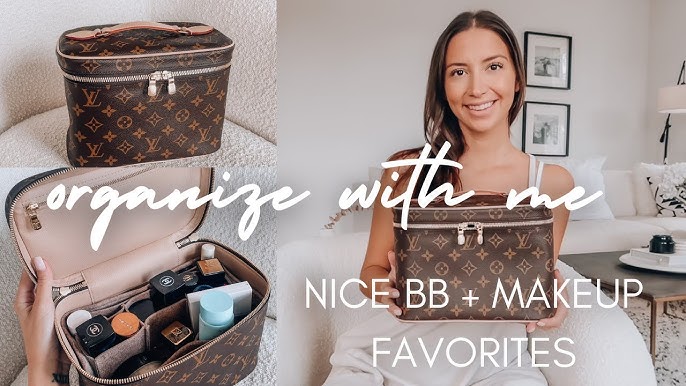 What's in my makeup bag! (Essentials + trendy items) *2023* LV nice BB makeup  bag! 