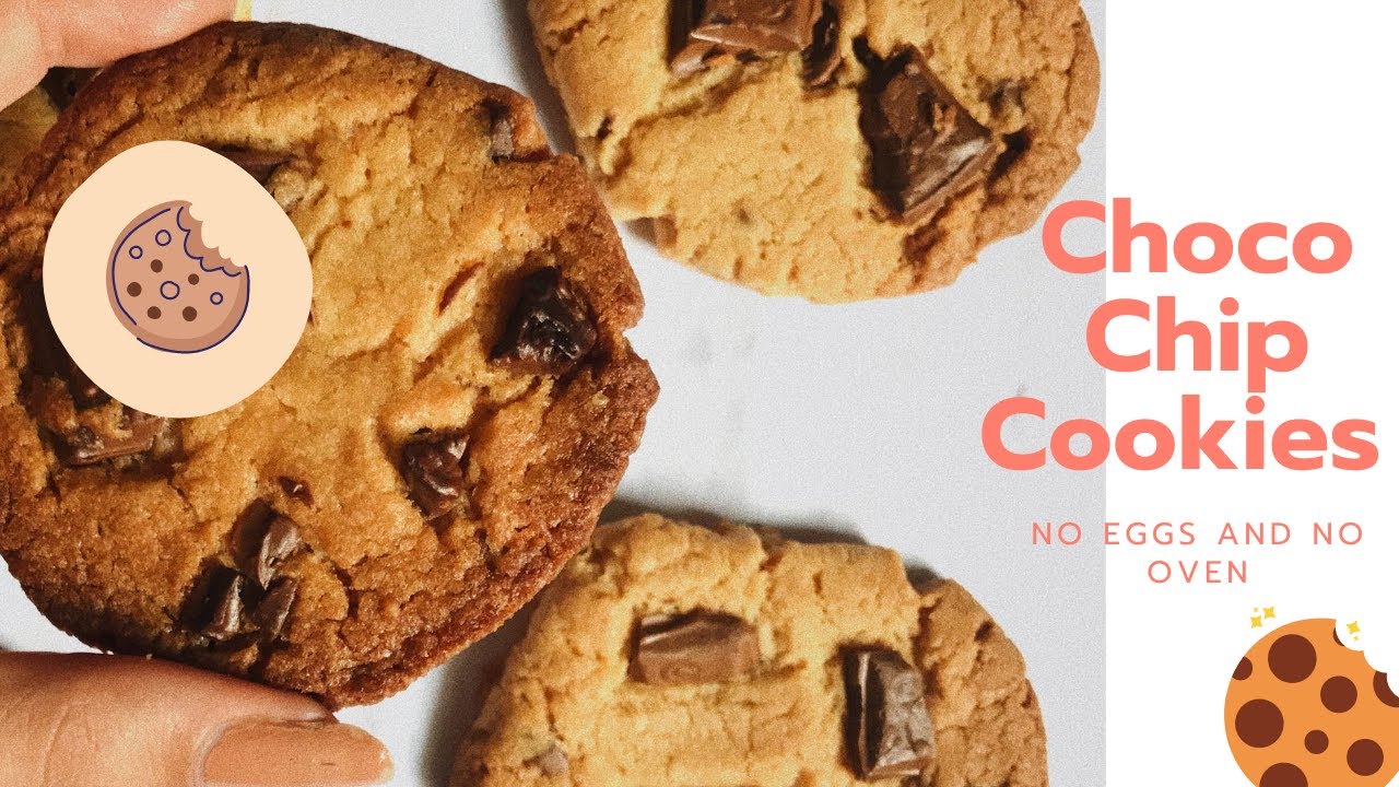 Eggless choco cookies | cookies without oven | Easy butter cookies