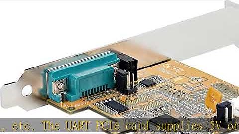 StarTech.com PCI Express Serial Card, PCIe to RS232 (DB9) Serial Interface Card, PC Serial Card, 16
