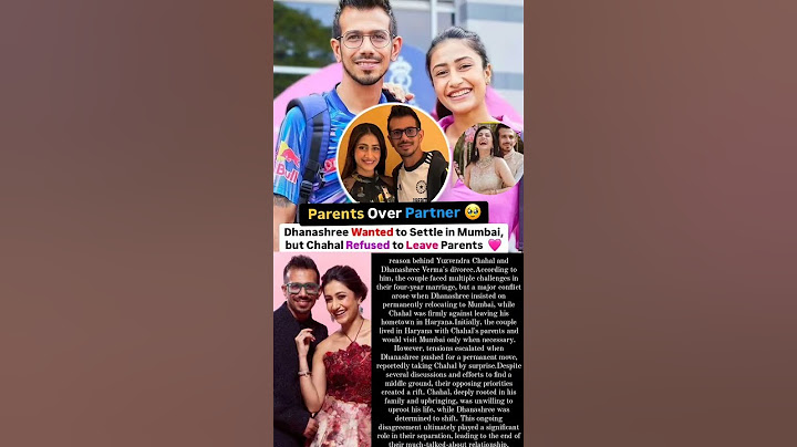 Dhanashree verma & Yuzi chahal divorce reason#news#dhanashreeverma#yuzvendrachahal#divorce#rjmahvash