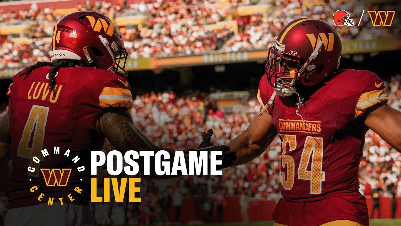 ANOTHER DOMINANT DUB Postgame LIVE Commanders 34 Browns 13 NFL Week 5 YouTube