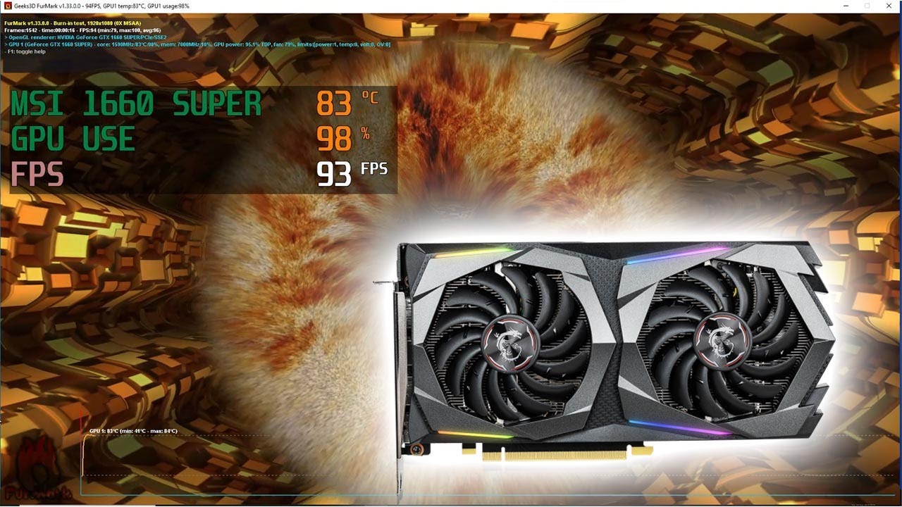 MSI RTX 1660 SUPER GAMING X Temperature & FPS Test