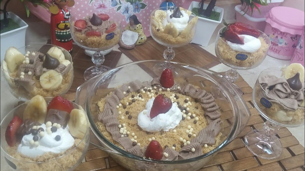 كنافه الكاسات بالفواكه والكريمه#مع_دوللى _احلى🍧🍧