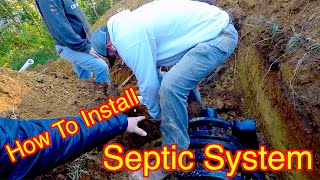 How to Install A Septic Sytem! ( Part 2 Field Lines )