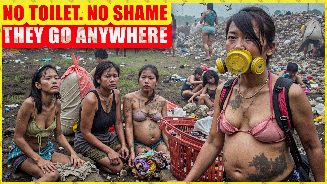 Inside Asia's Largest Garbage Mountain: WOMEN EAT TRASH And DEFECATE In PUBLIC | Travel Documentary
