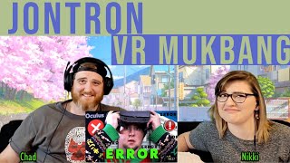 Hat Guy & Nikki React to Virtual Reality Mukbang (Sort Of) - JonTron