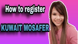 Tutorials How to register Kuwait Mosafer screenshot 5