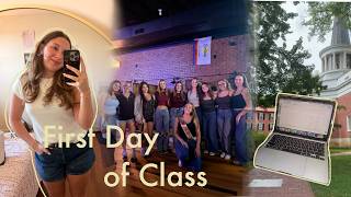 College Diaries: First Day of Senior Year!! Waking up early, pilates, class, friends!