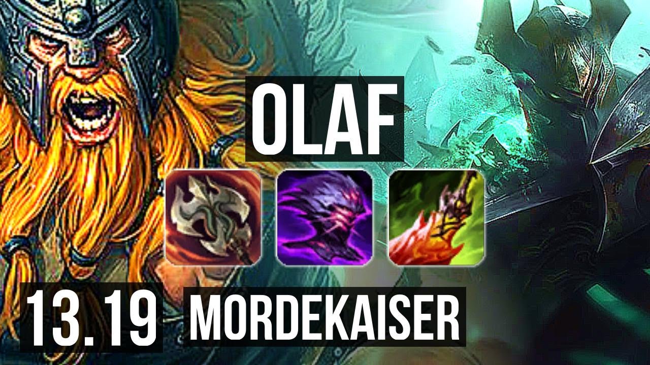 OLAF VS MORDEKAISER TOP, League of Legends