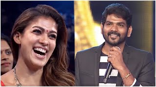 Nayanthara Cute Blushing As Vignesh Shivan Reveals In Public How Their Love Started. Lovely Couple.