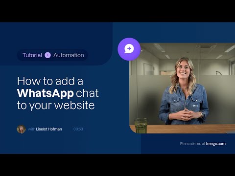 How to add a WhatsApp chat to your website