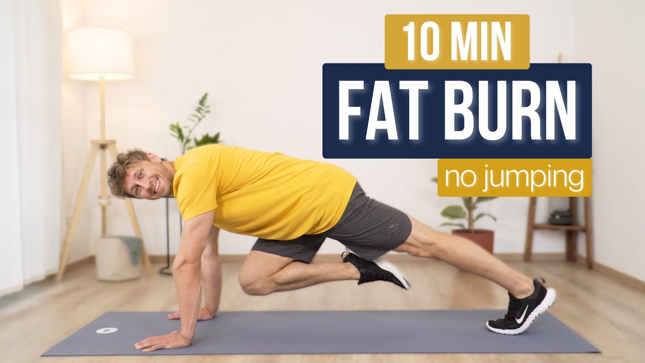 10 Minute Fat Burn Workout at Home (No Jumping)