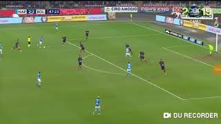 Amazing Goal Mertens Napoli 3-2 Bologna