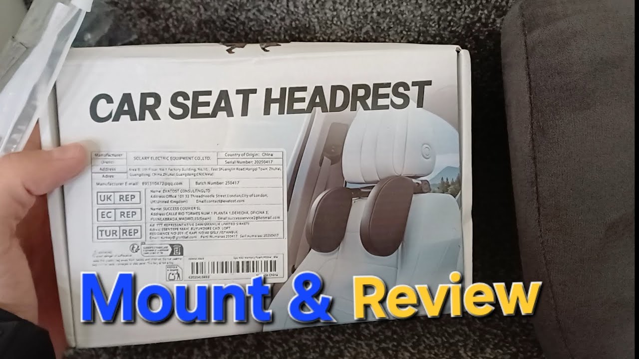 3 Car Headrest Options from Temu | Mounting & Review