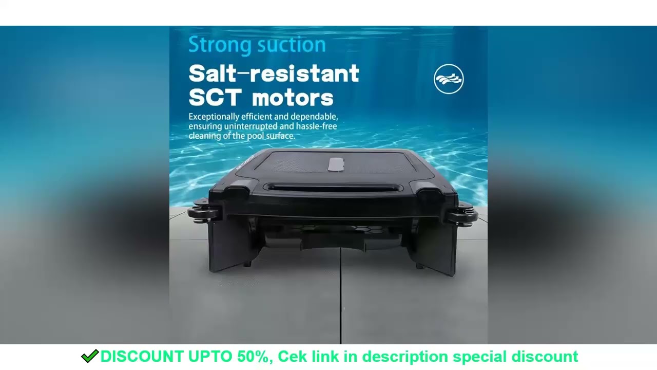 Solar Pool Skimmer Robot Cleaner Wireless With App S001A,Cleaning Surface Swimming Pools,5000mAh Li-