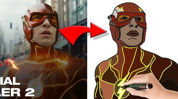 How to Draw The Flash - Official Trailer 2 | Drawing Previews
