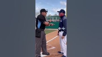 Pro Baseball Umpire Training Video Manager 10 Minute Time Out Ump AI Imagined #sports