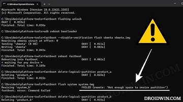 Fix FAILED Remote ‘Not Enough Space To Resize Partition’