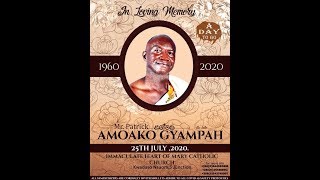 Funeral celebration of the late Mr. Patrick Amoako Gyampah at Kwadaso-Kumasi