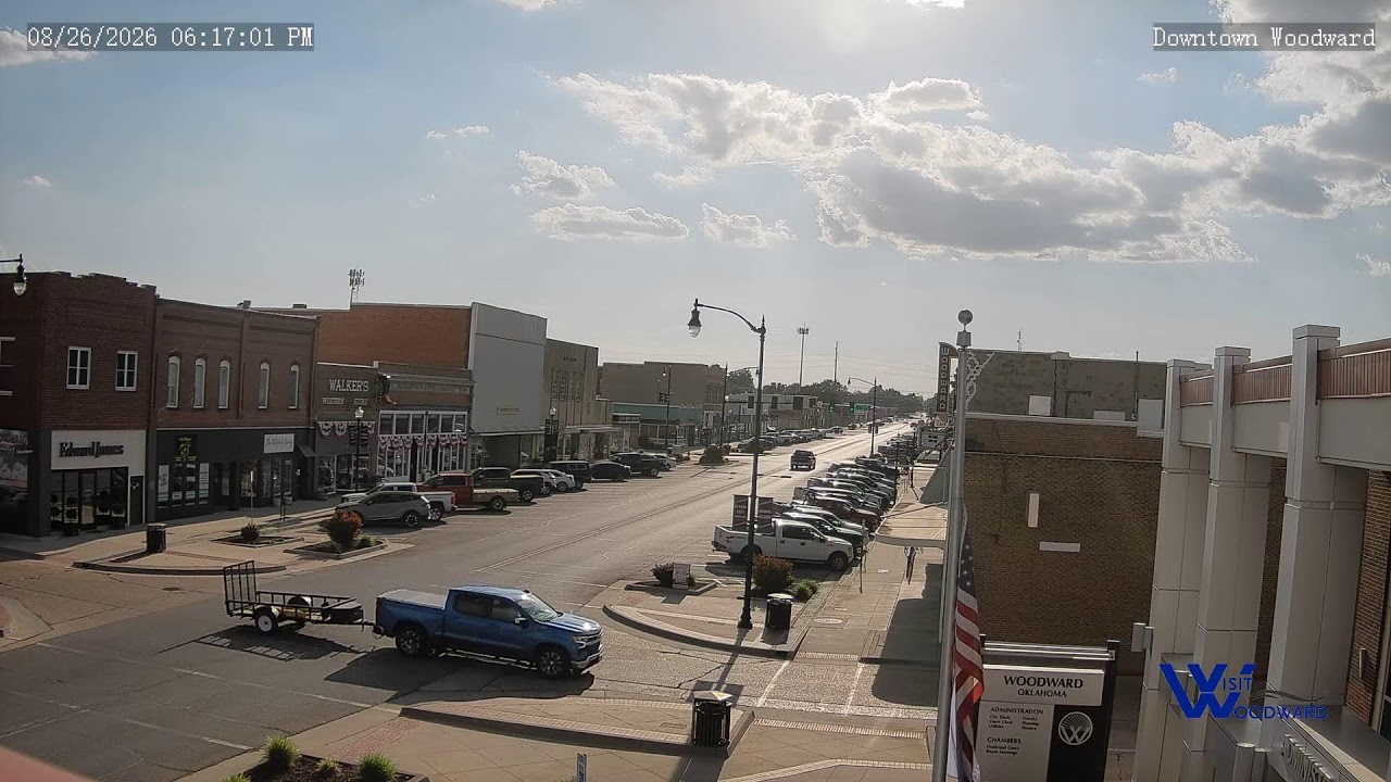 Downtown Woodward, Oklahoma Live Camera — Woodward, OK live camera thumbnail