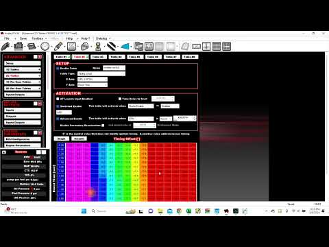 Chassis tuning with holley efi and a Davis technologies vps