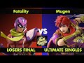 SSBU - 4o4 Smash Night 16 - Fatality (Captain Falcon) vs Mugen (Roy) - Losers Final