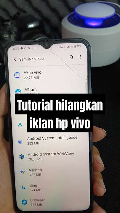 Cara hilangkan iklan muncul tiba-tiba HP vivo #hpvivo #iklantibatiba