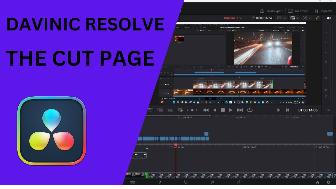 Cut Page In DaVinci Resolve | DaVinci Resolve Tutorial - YouTube