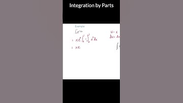 Integration by Parts with Definite Integrals