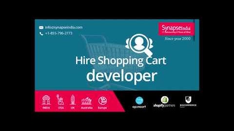 Hire Shopping Cart developer– SynapseIndia