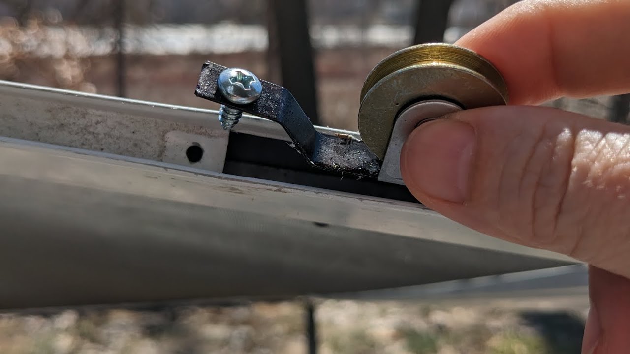 Patio screen door adjustments and fix! YouTube