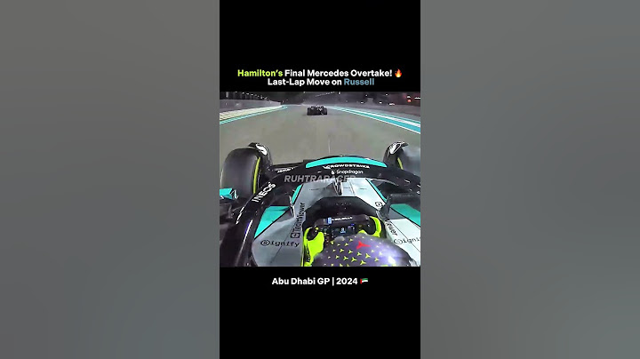 🏁 Hamilton’s Farewell Battle! Final Mercedes Duel vs Russell | Abu Dhabi 2024