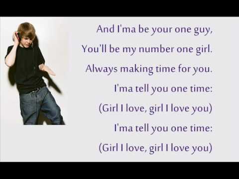 (+) One Time - Justin Bieber Lyrics - YouTube