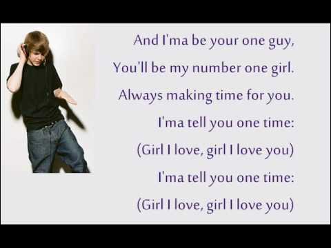 Justin Bieber - One Time (Karaoke) with Lyrics! 