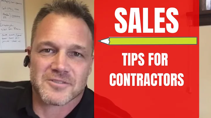 Contractor Business Tips: Sales Tips for Contractors
