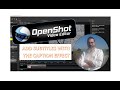 How to add subtitles to your using the caption effect in openshot 261