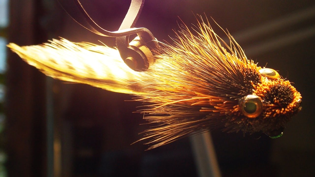 Sculpin streamer fly tying instructions by Ruben Martin YouTube