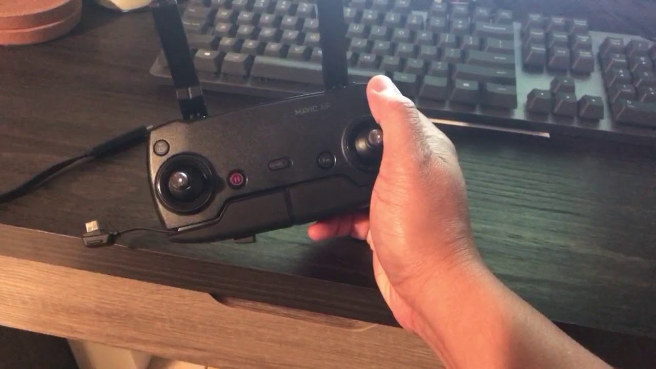 mavic air remote beeping