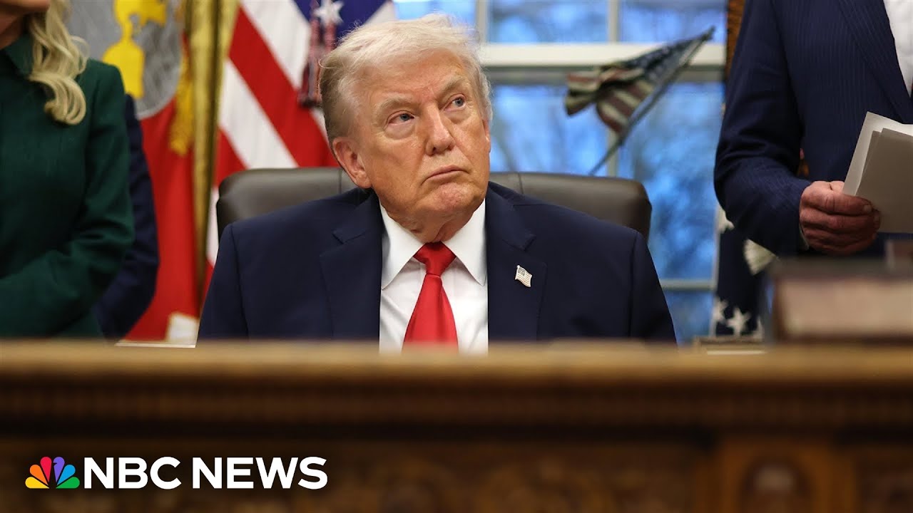 LIVE: Trump signs government funding bill | NBC News LIVE: Trump signs government funding bill | NBC News