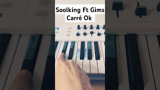 Soolking FT GIMS - Carré Ok - Piano Facile #piano #shorts #gims #soolking #tutorial