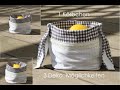 DIY 3 in 1 Osterkörbchen / Osternest  * 3 Deko Ideen * Ostern / Hase * nähen / sewing