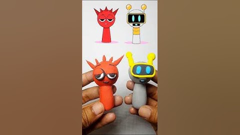 sprunki OC Color Mixing new sprunki made from clay (part 18) #colormixing #sprunki #newsprunki #clay