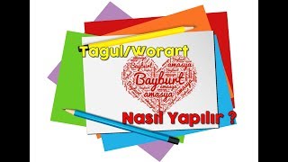etwinning wordart / tagul yapımı - web2 araçları - wordart tutorial