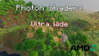 Photon Shaders FPS on Ultra Wide monitor Minecraft 1.21