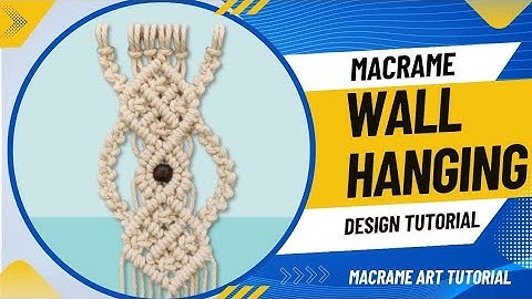 Macrame Diamond Pattern | Macrame  Wall Hanging Design Tutorial | DIY Macrame Wall Hanging Pattern