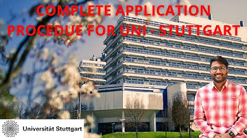 Complete Application process of "University of Stuttgart"|TU9|