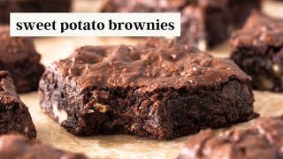 Sweet Potato Brownies - Vegan \& Gluten-Free