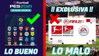 KONAMI  ADIOS  BUNDESLIGA LICENCIA EXCLUSIVA FIFA 21