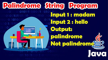 string palindrome java program | interview coding | let