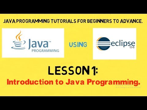 Java Programming | Lesson 1 | Introduction of Java Programming Language.